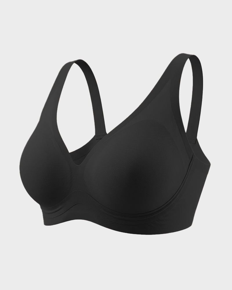 Supportive Wireless Deep-V Bra