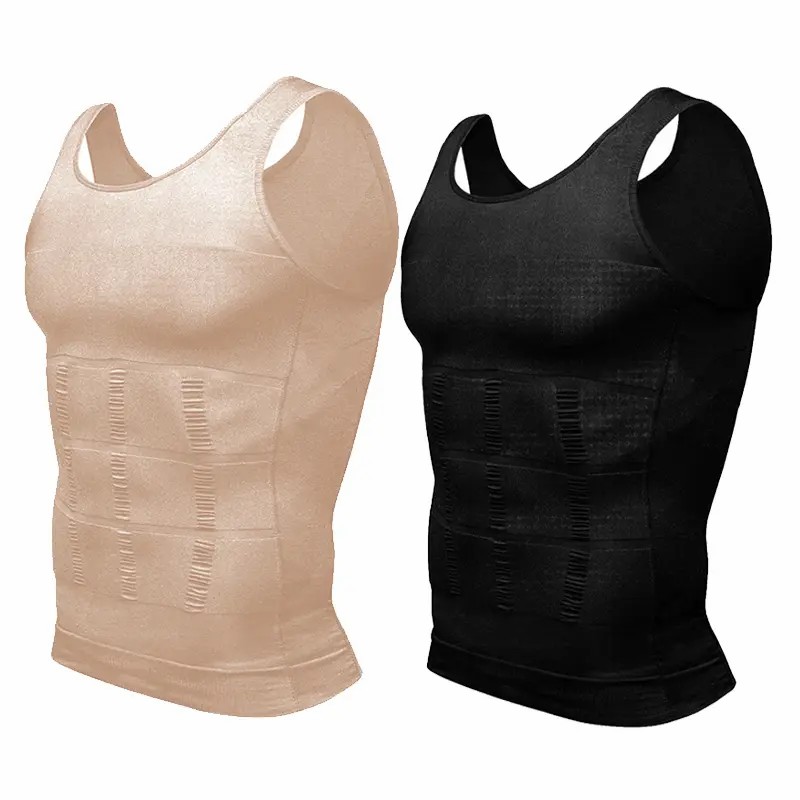 【3 pack】💪Men's Compression Shapewear Tank Top | Slim Fit Body Shaping Vest