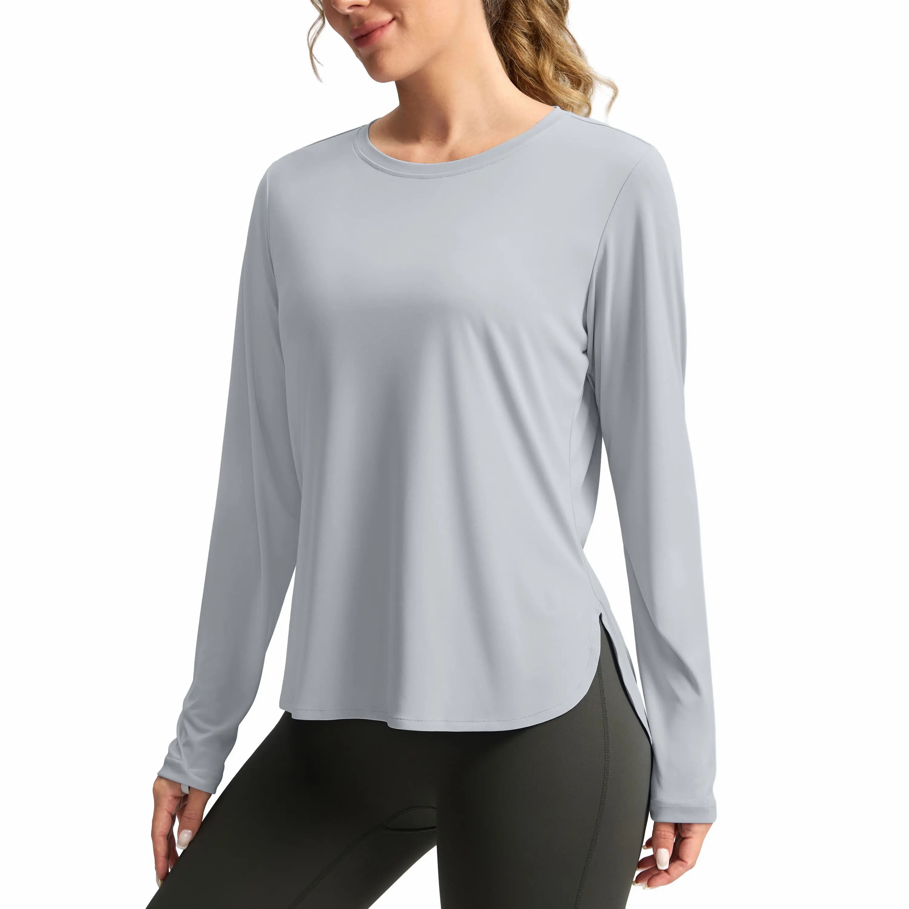 Women's UPF 50+ Long Sleeve Sun Shirt – Lightweight Quick Dry UV Protection Top