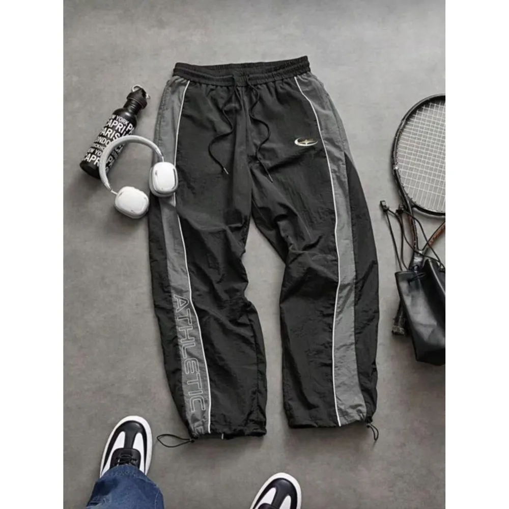 Unisex Casual Printed Elastic Cuff Sport Pants