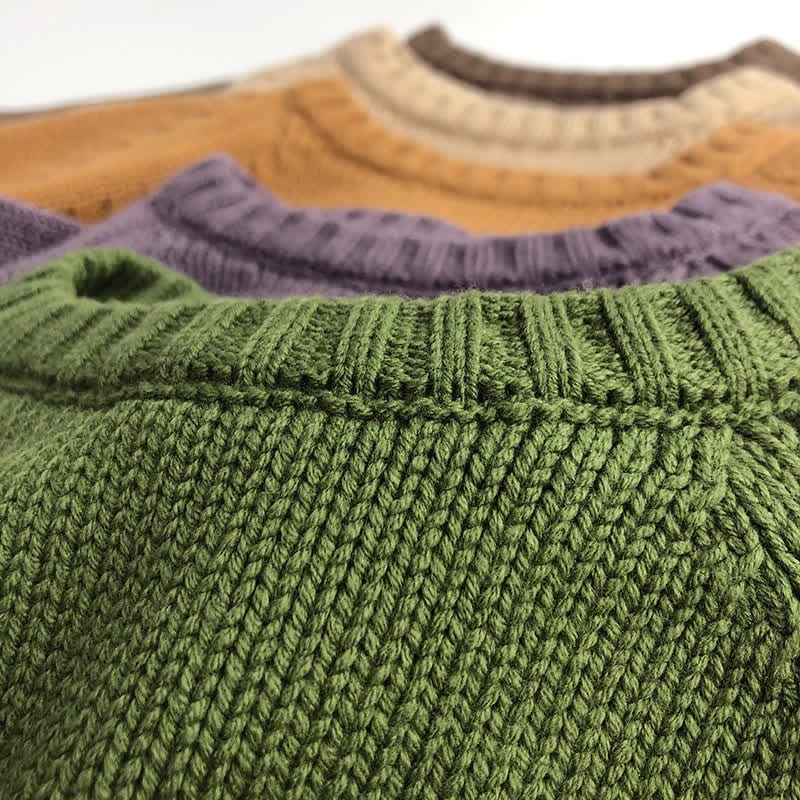 Toddler Solid Color Loose Relax Sweater