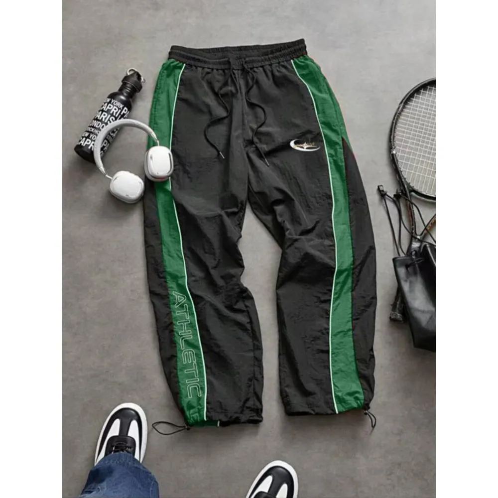 Unisex Casual Printed Elastic Cuff Sport Pants