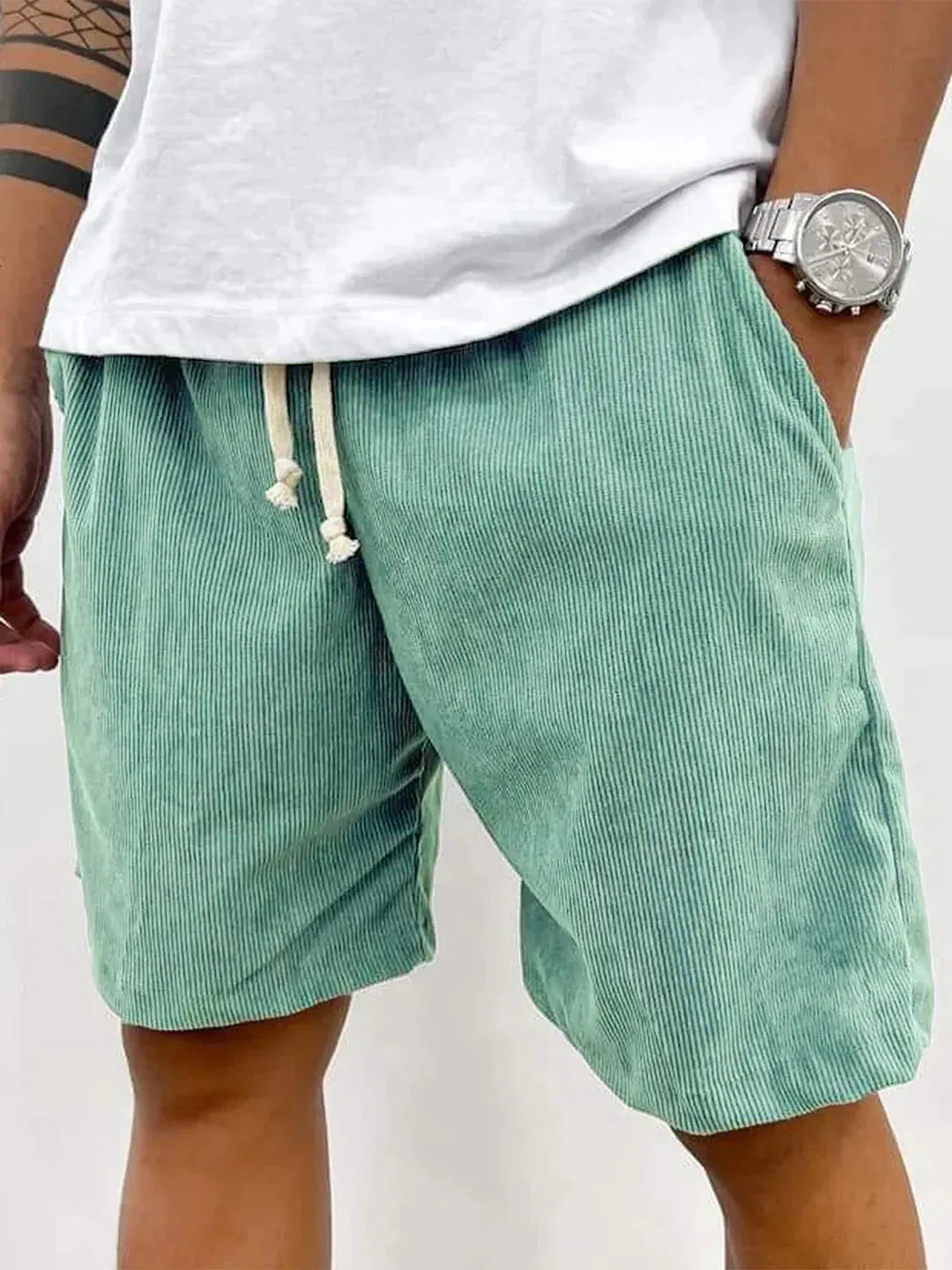 RL Casual Shorts-perfect for sunny strolls, brunch dates, or casual weekend adventures