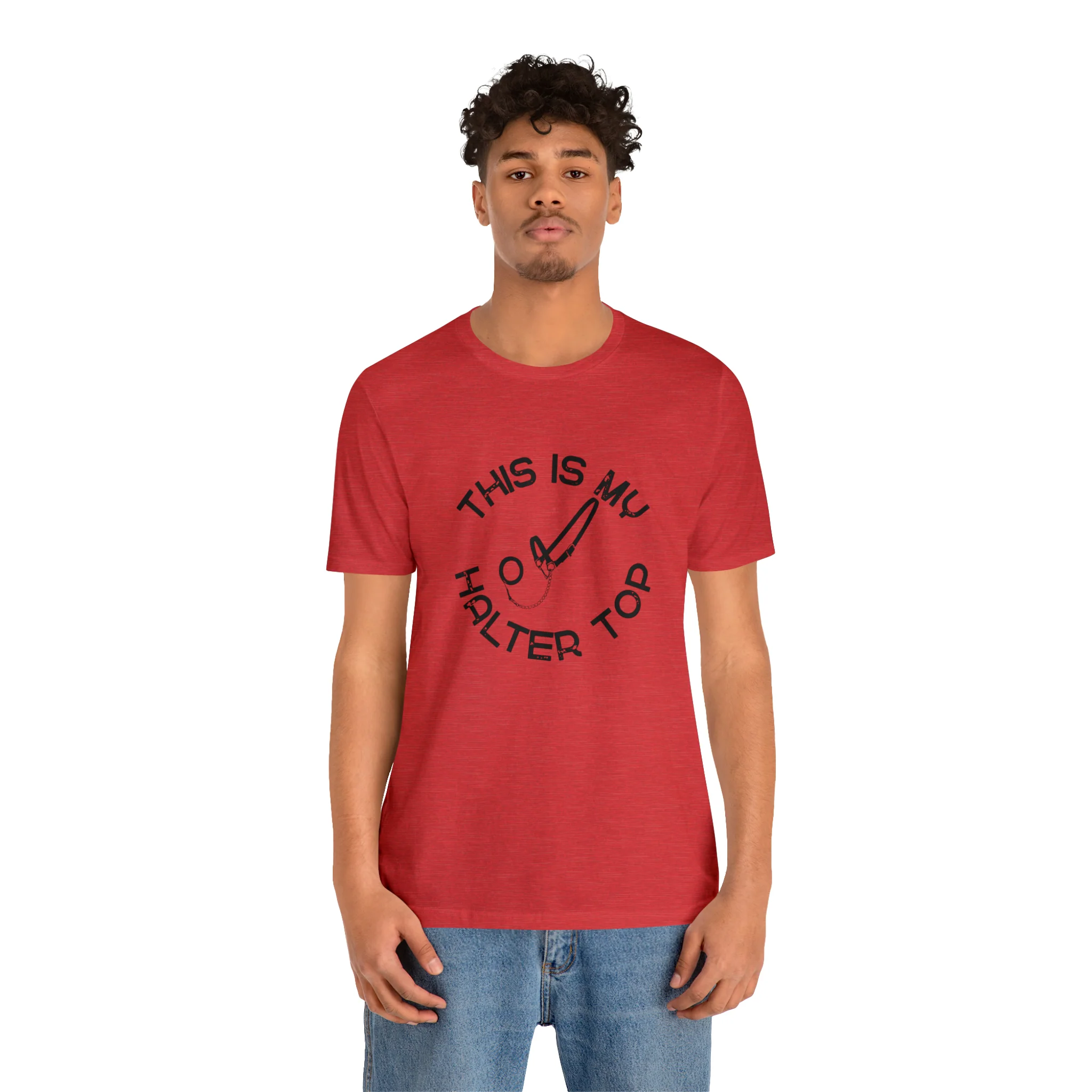 This is My Halter Top Unisex Jersey Short Sleeve Tee