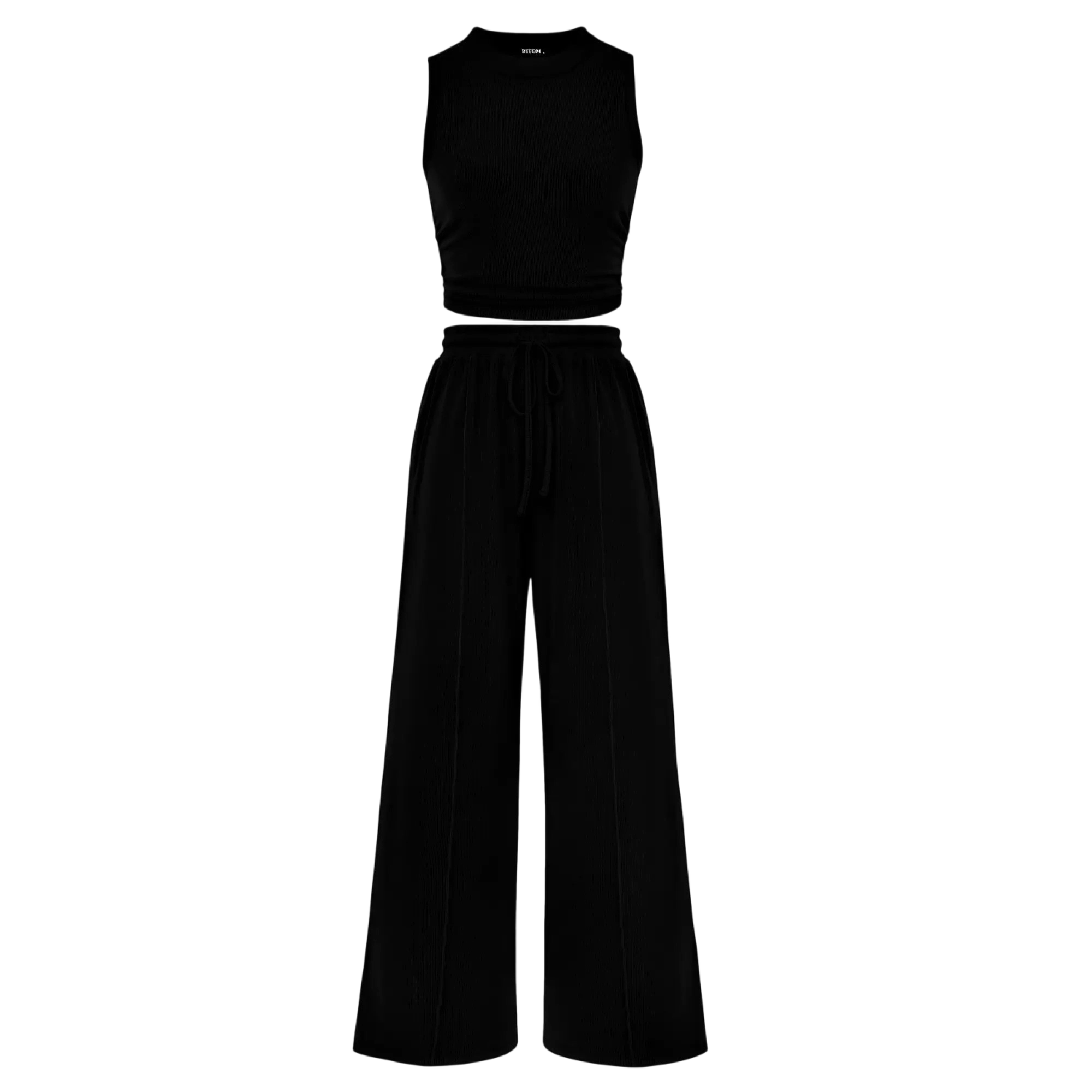Women's Ribbed Knit Lounge Set