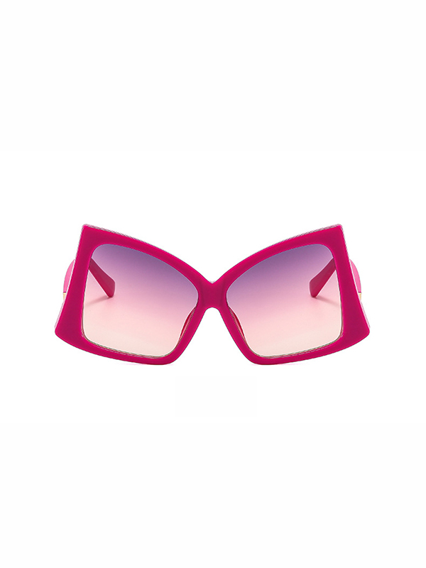 Geometric Sun-Protection Sunglasses Accessories