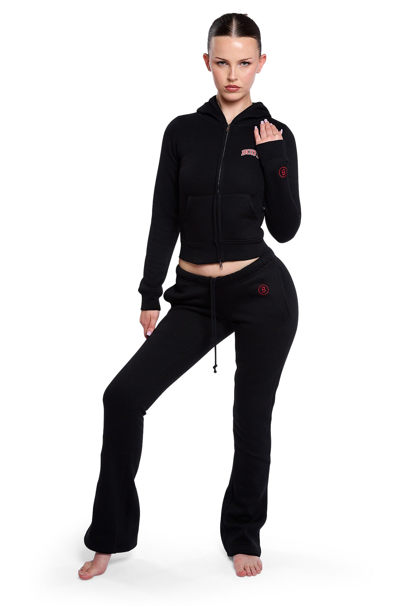 BACKSHOT HOODIE 2.0 (BLACK/RED)
