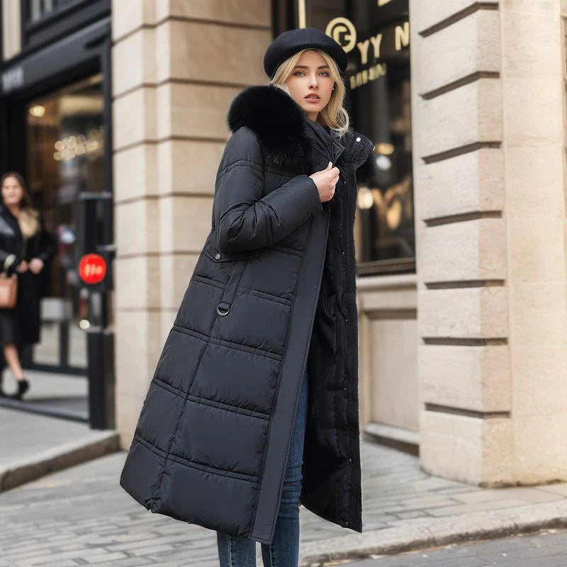 NORA | Manteau Long En Fourrure