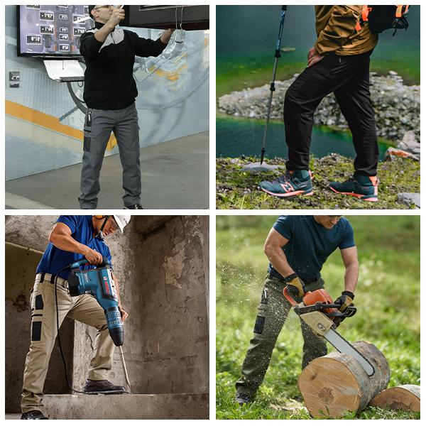 Men's Multi-Pocket Tactical Work Pants