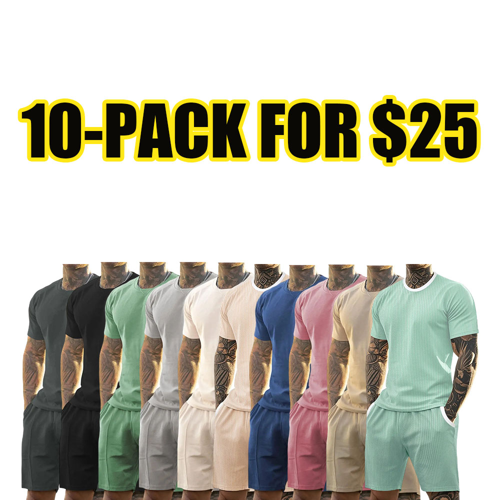Men's Summer 2-Piece Short Set