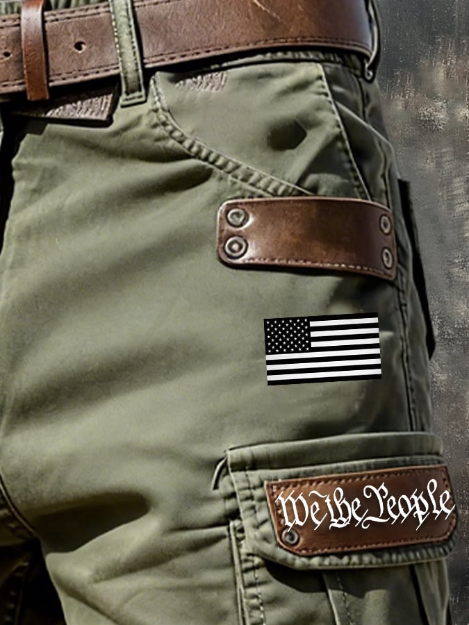 Men's Retro Outdoor Functional Work Shorts
