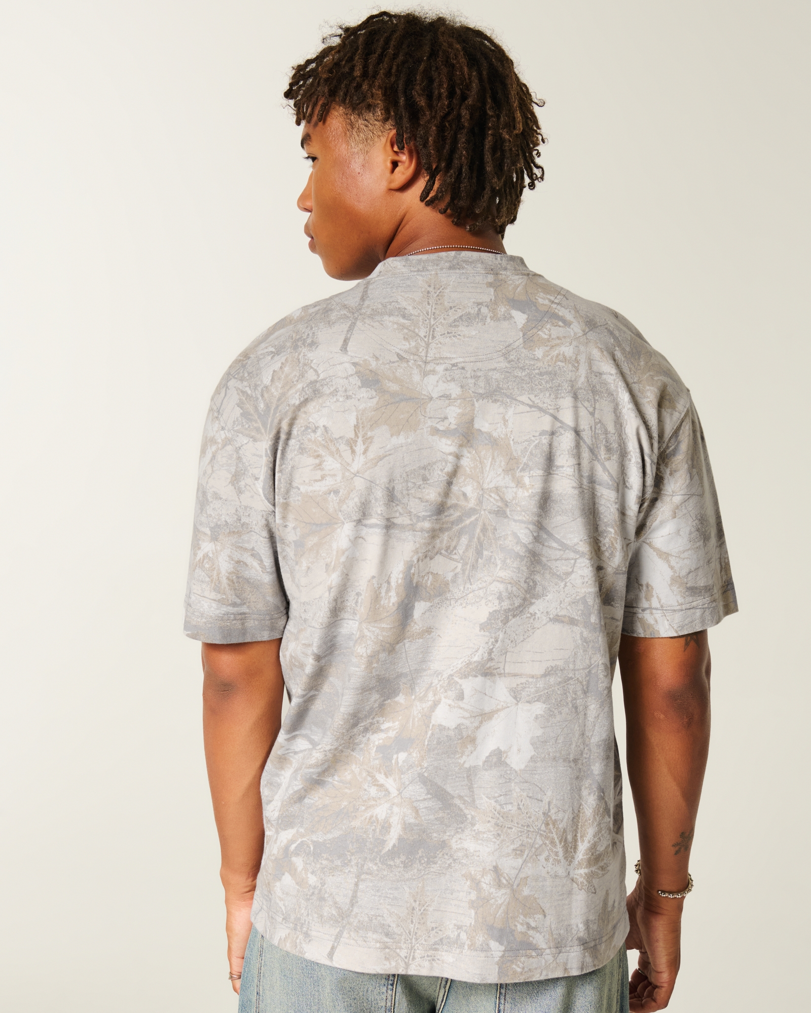 Boxy Heavyweight Micro Logo Crew T-Shirt