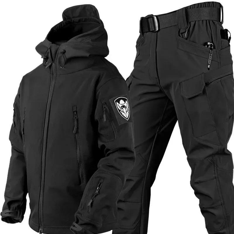 Winter Thicked Men Camo Suit Waterproof Tactical Set Multi