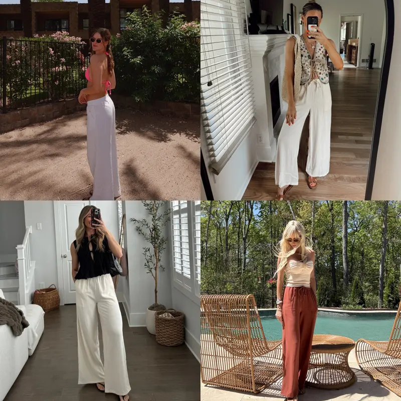 🔥2026 Palazzo Pants for Women - Beach to Street Wide Leg + Pockets