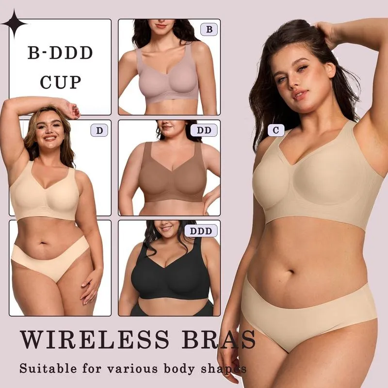 Women Wirefree Bras for Women Full Coverage No Underwire Everyday Bras