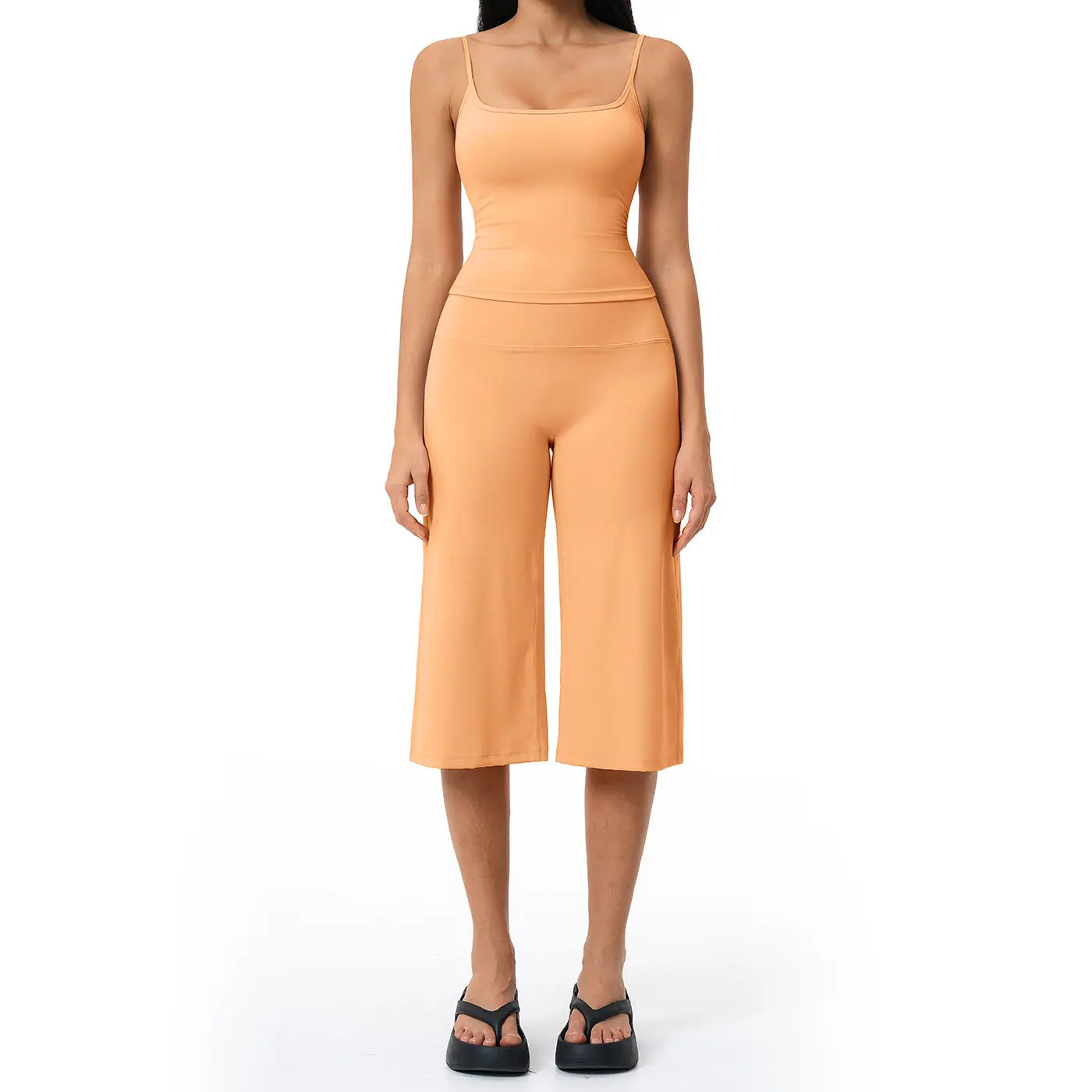 New Yoga Set: Camisole Top, High-Waisted Quick-Dry Casual Shorts, Running & Outdoor Yoga Outfit