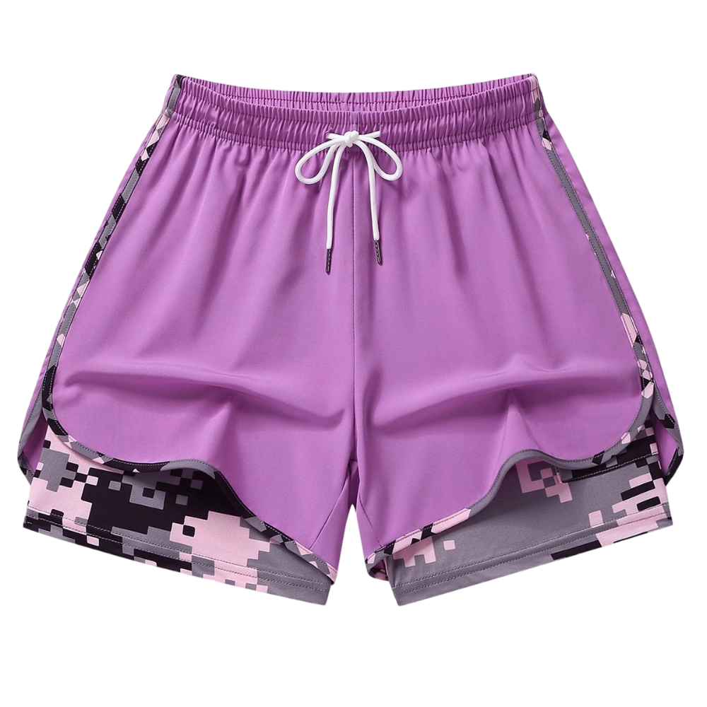 Women’s Casual Athletic Shorts With Built-In Liner
