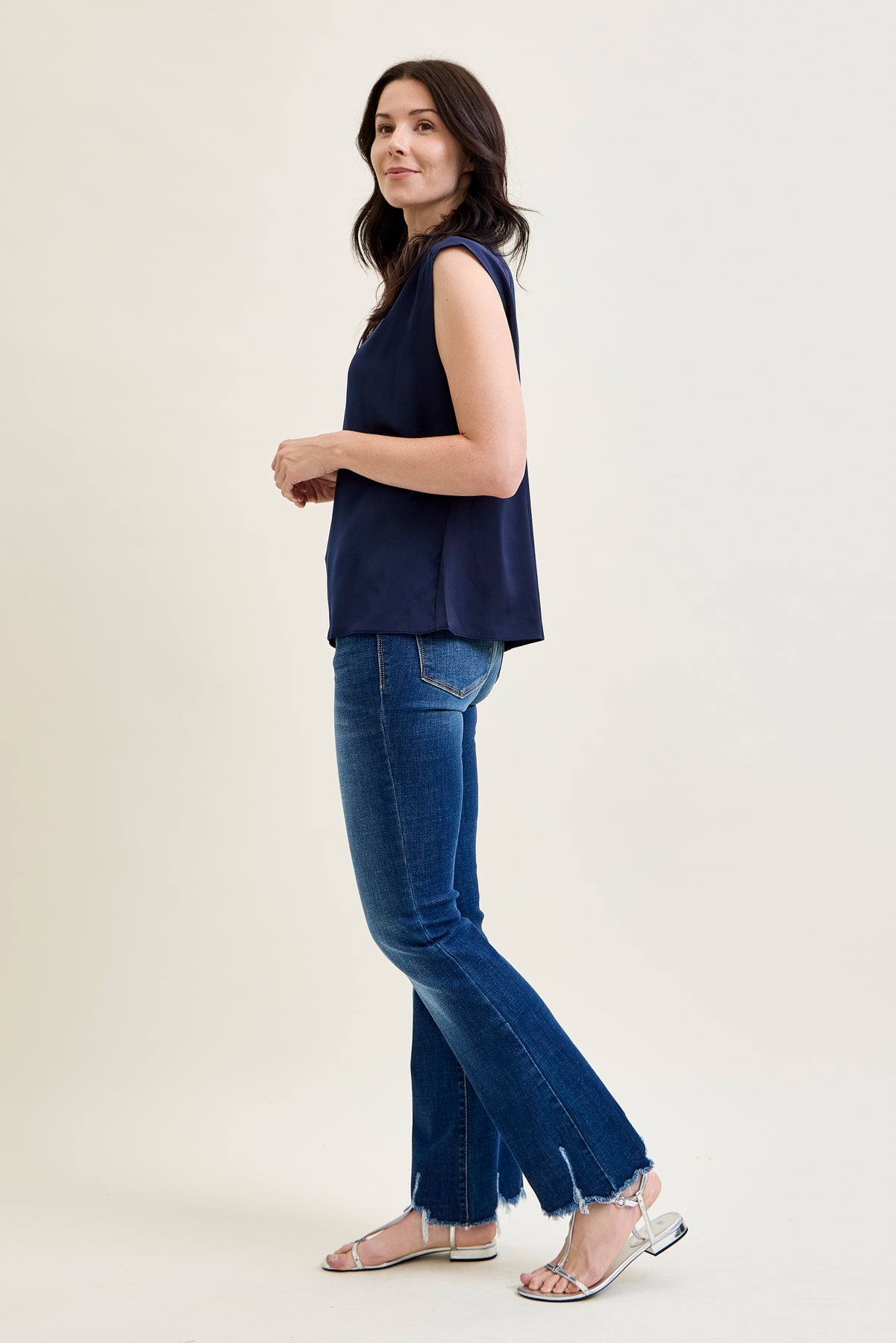 Daisy Non-Distressed Hem Bootcut Jeans