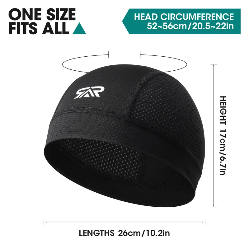 Men's Breathable Helmet Liner Cap