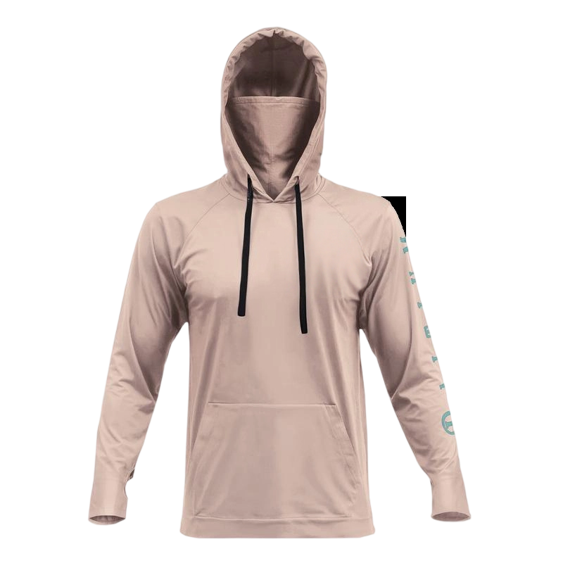 Hooded UPF 50 Long Sleeve with Gaiter - Lightweight, Breathable, Moisture-Wicking