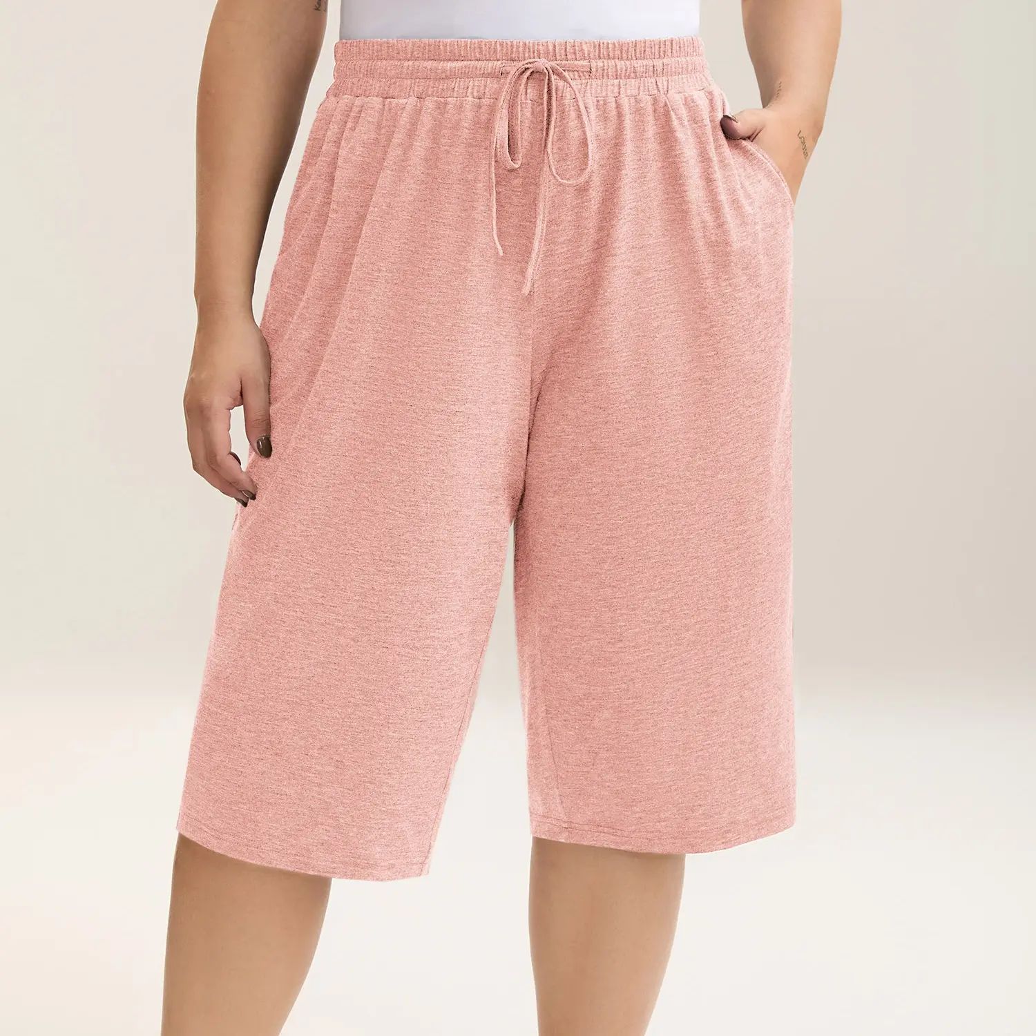 🔥LAST DAY SALE 90% OFF💕Wide-Leg Capri Lounge Baggy Pants