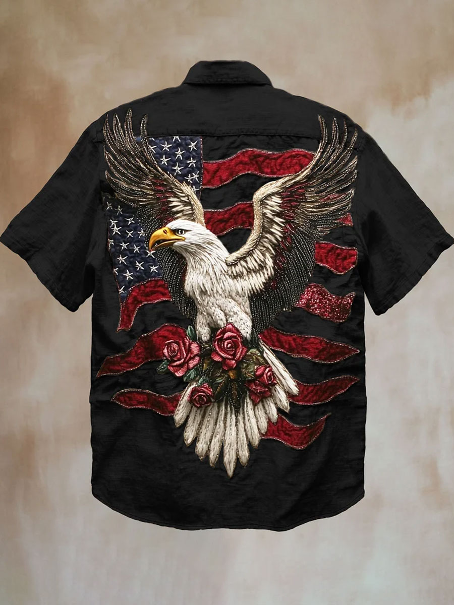 Men'S 250Th Anniversary National Print  Shirt