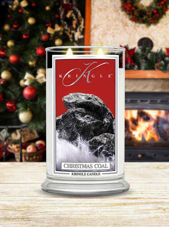 Christmas Coal Large Jar | Soy Candle