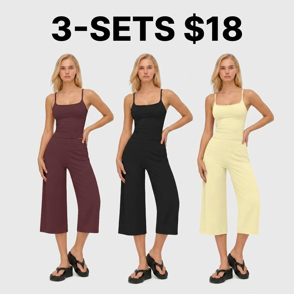 Women's 2-Piece Athleisure Fitness Clothes