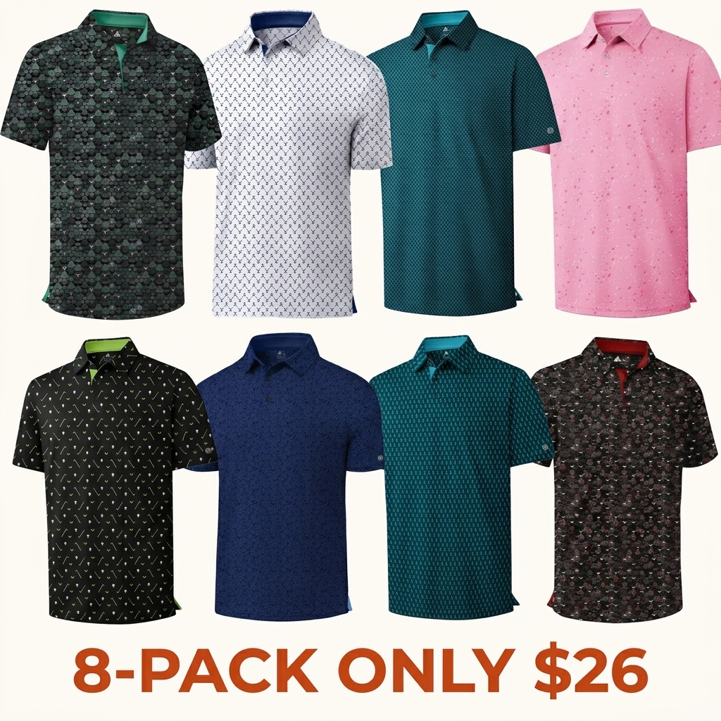 Men's Short-Sleeve Golf Polo Shirt