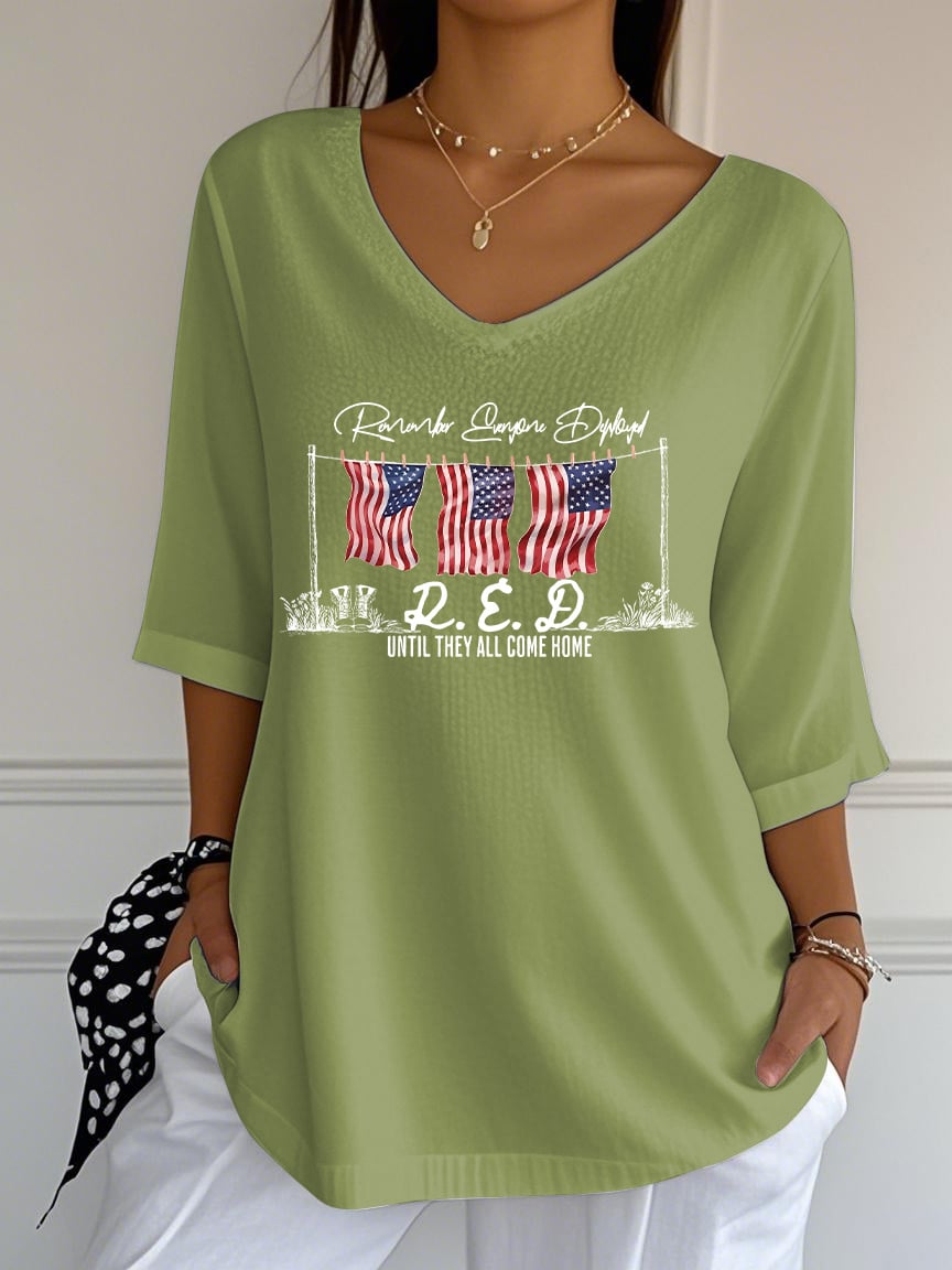 Retro Red Friday Print T-Shirt
