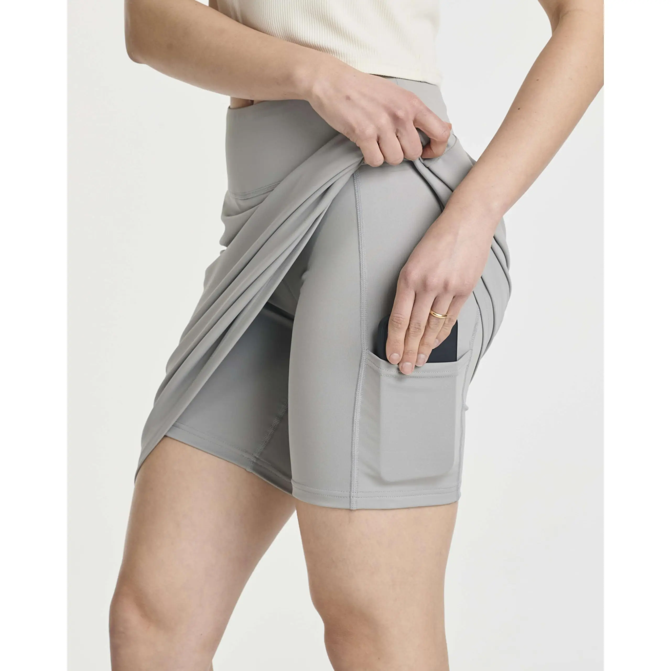 Women’s Golf Skort Set (5-Pack Ruffle Active Skirts with Pockets)