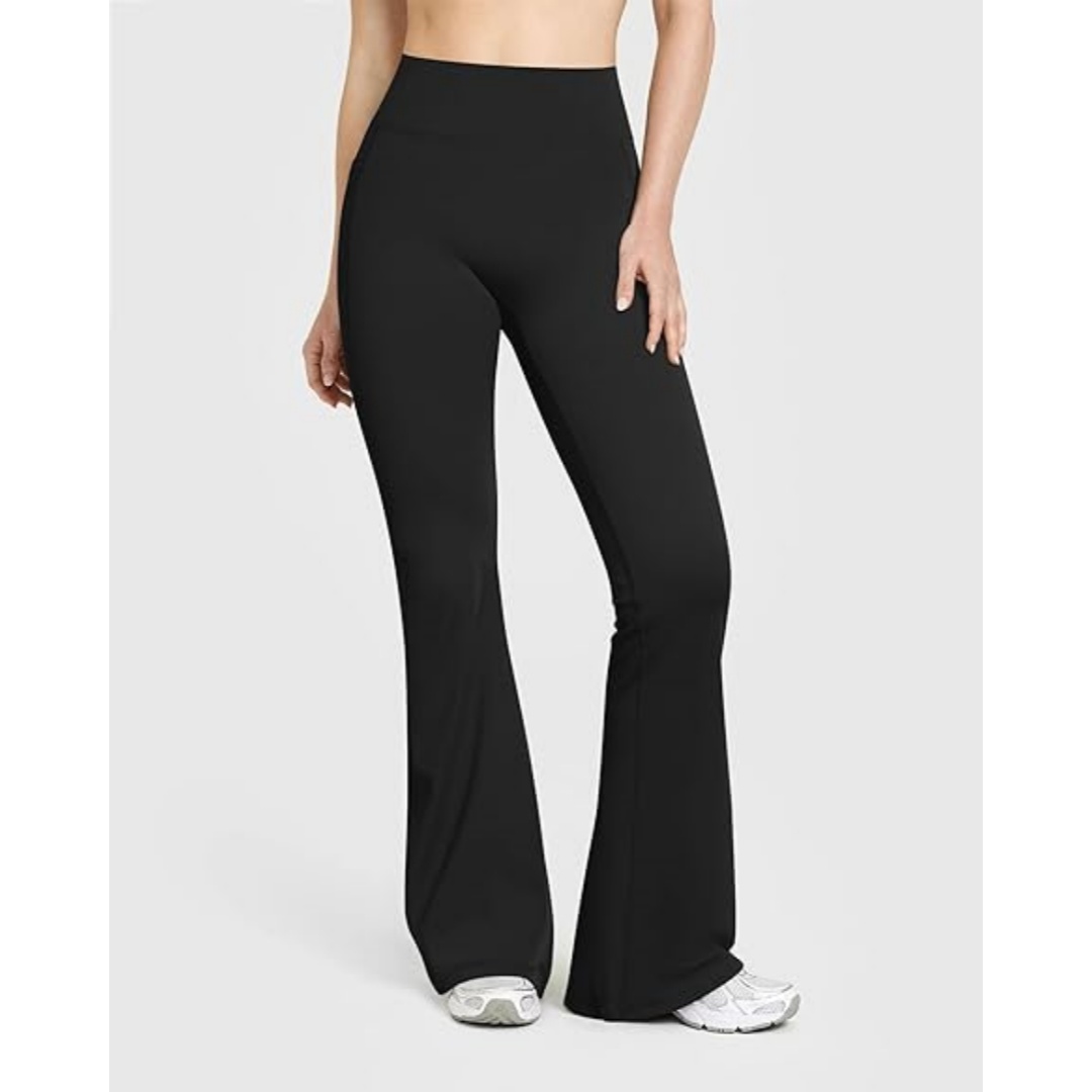 Women High Waist Butt Lifting Bottoms with Pockets