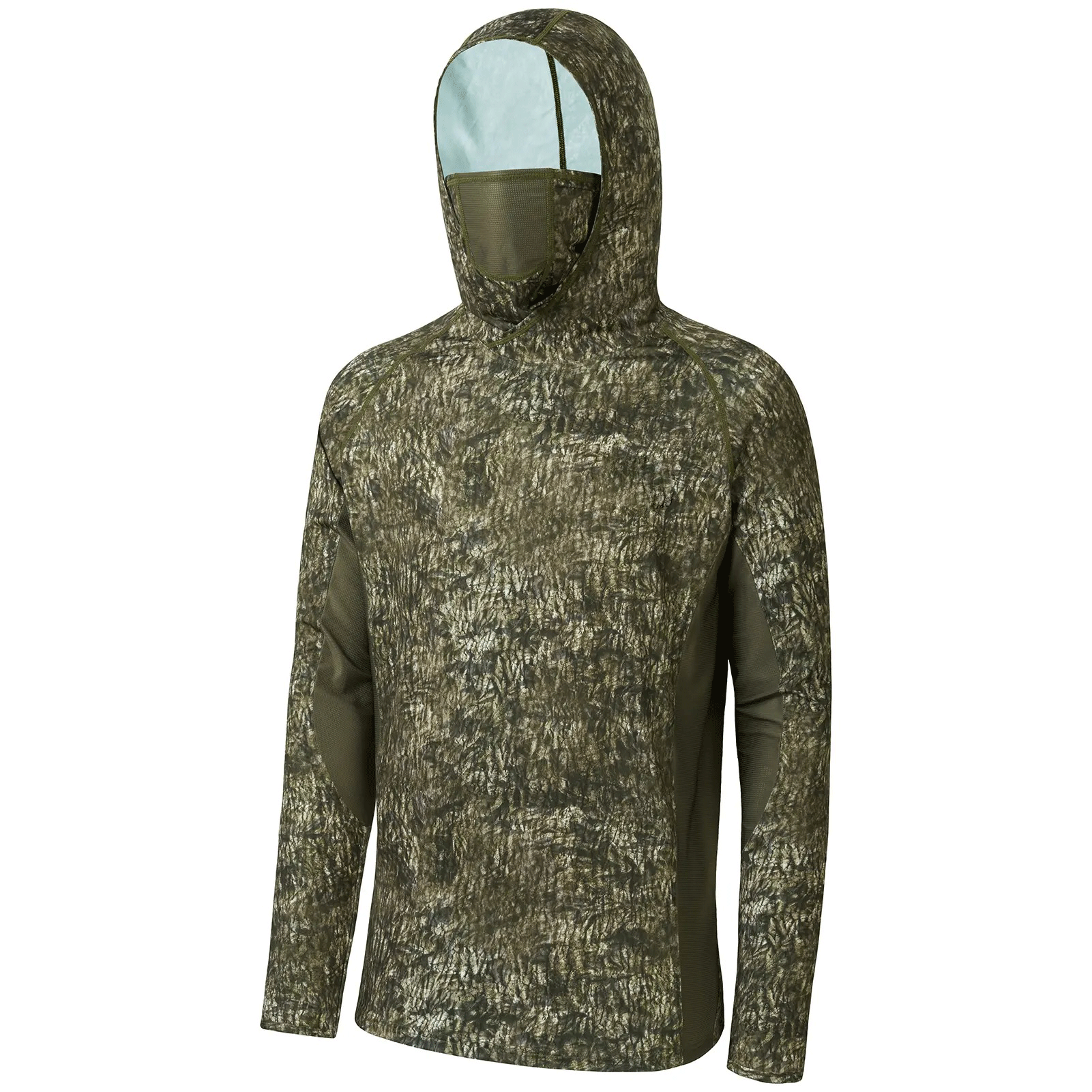 🔥🔥Men's UPF 50+ Lightweight Hunting Camo Hoodie Quick Dry Performance Long Sleeve Fishing Shirt with Hood