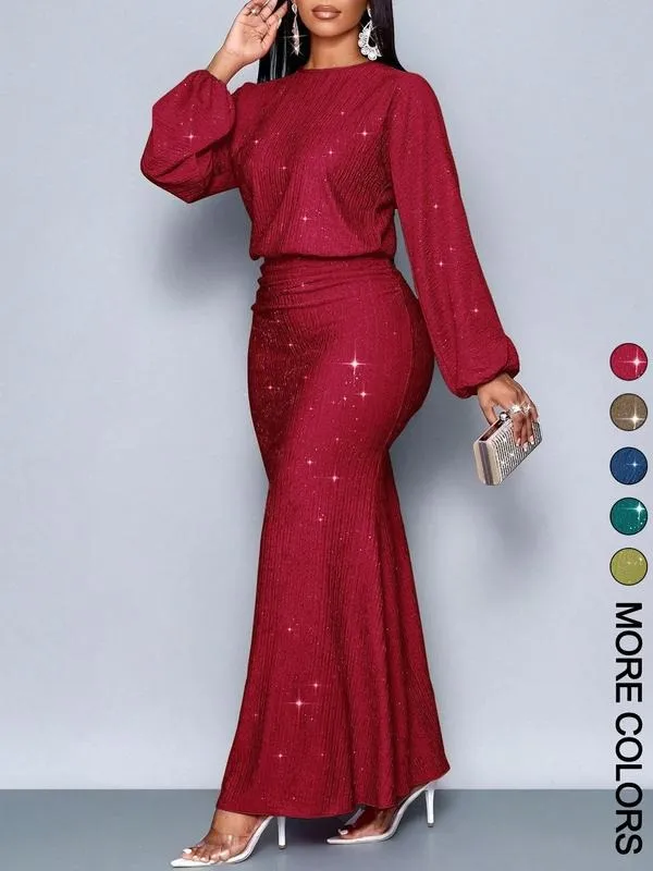 Women's Elegant Mermaid Hem Bodycon Dress