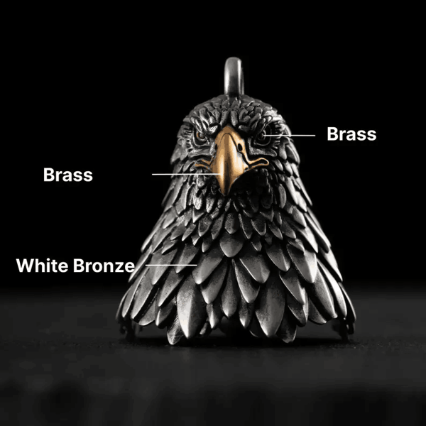Handcrafted Bronze Eagle Bell