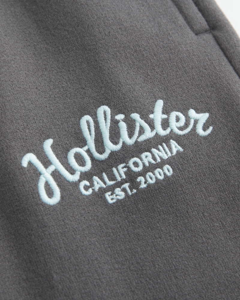 Hollister Feel Good Wide-Leg Logo Graphic Sweatpants