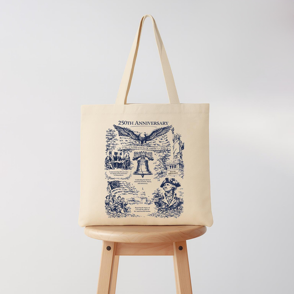 America 250th Anniversary Tote Bag