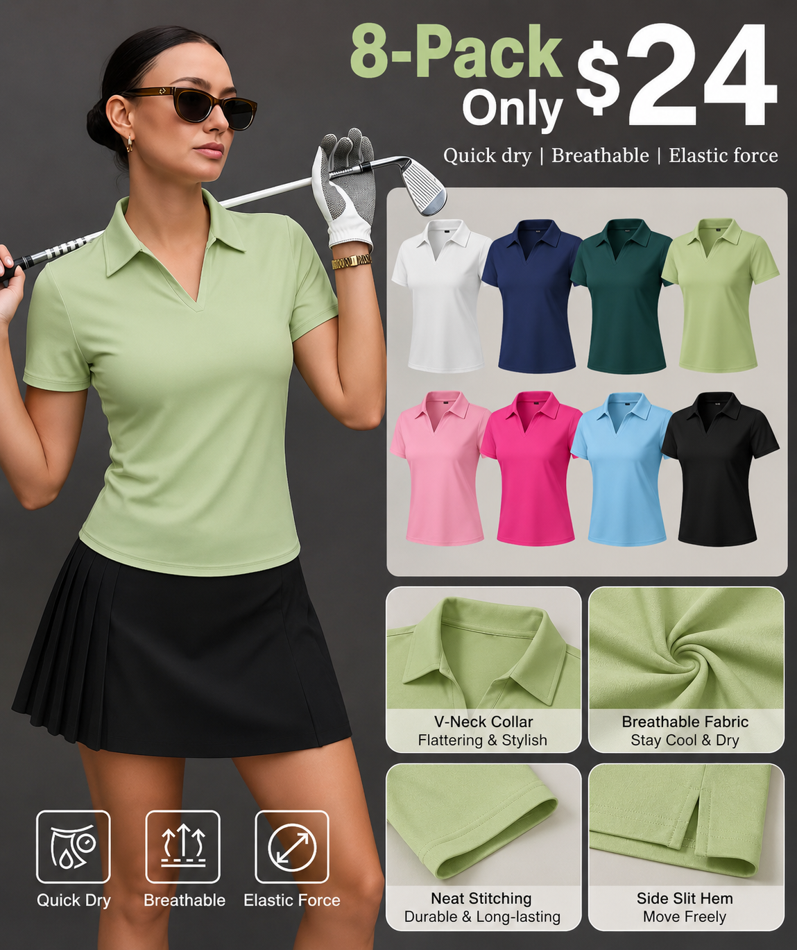 Women's Sport Polo Shirt