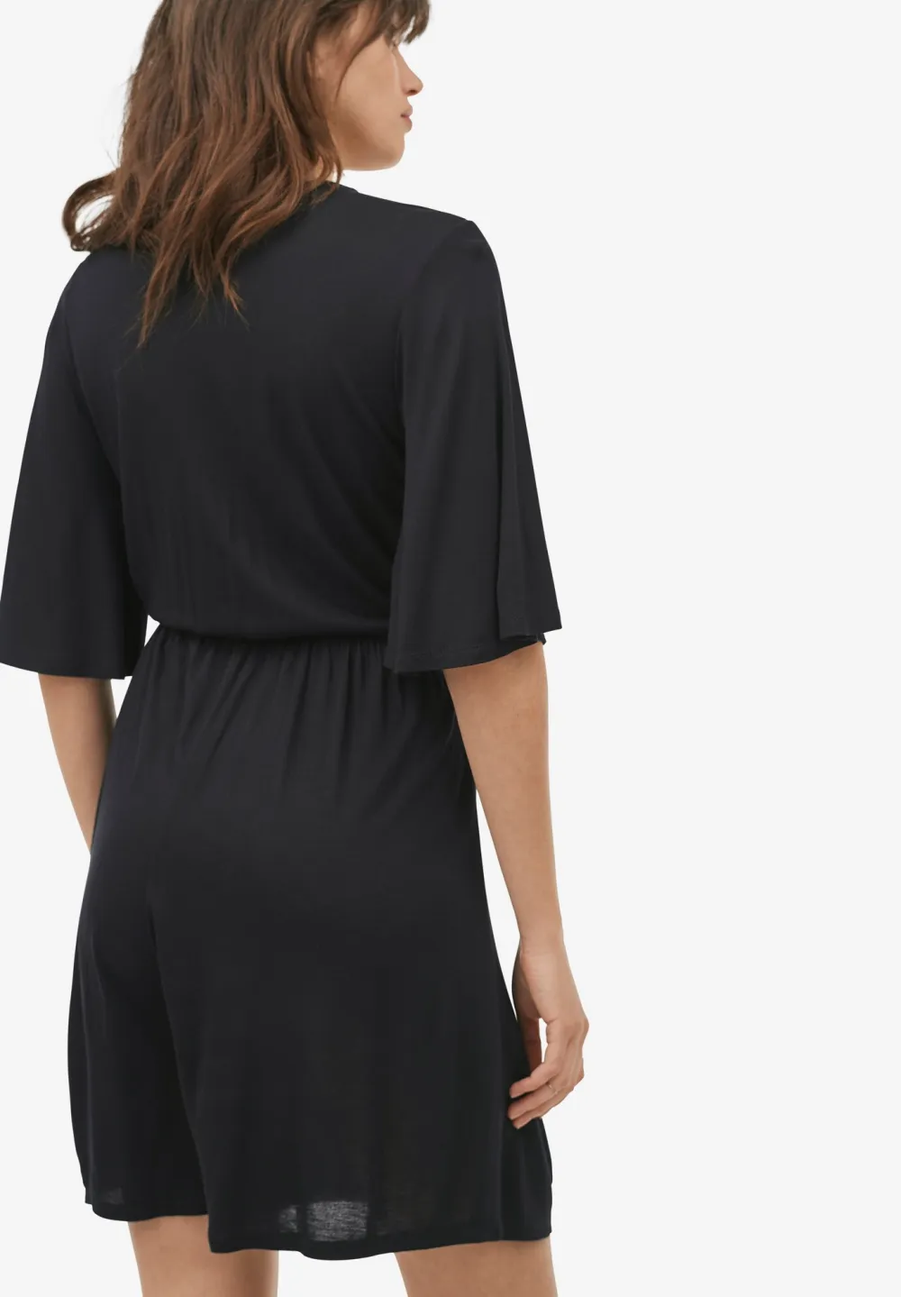 Flutter Sleeve Surplice Romper