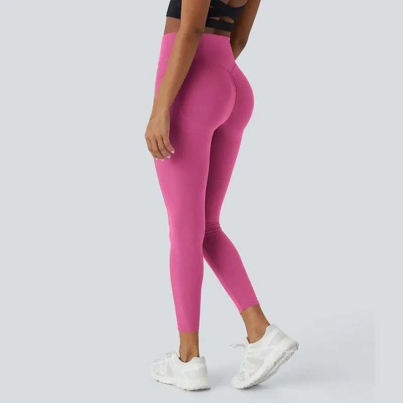 Leopard Print SoCinched High Waisted Tummy Control Yoga Leggings