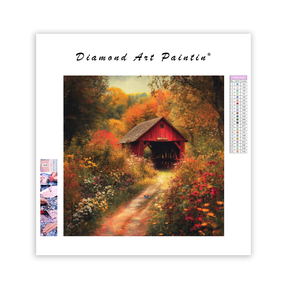 The Tranquil Bridge - Diamond Painting