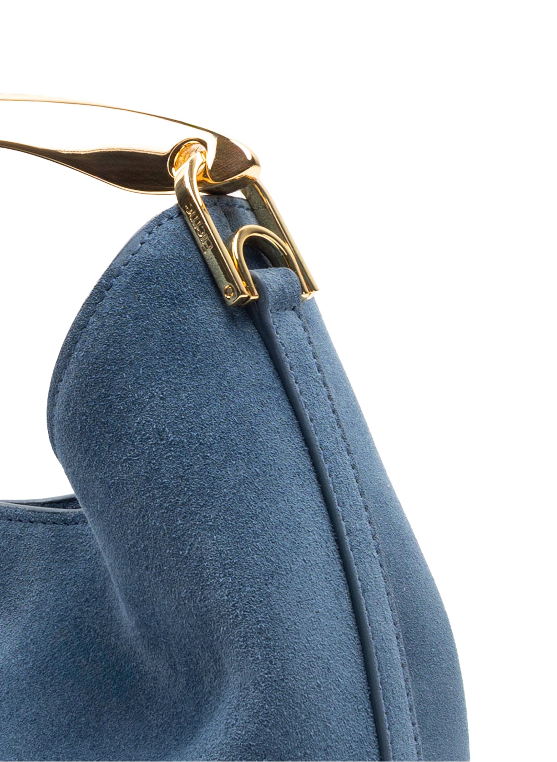 Small Boomerang Suede Marine Clearance Sale 85%OFF