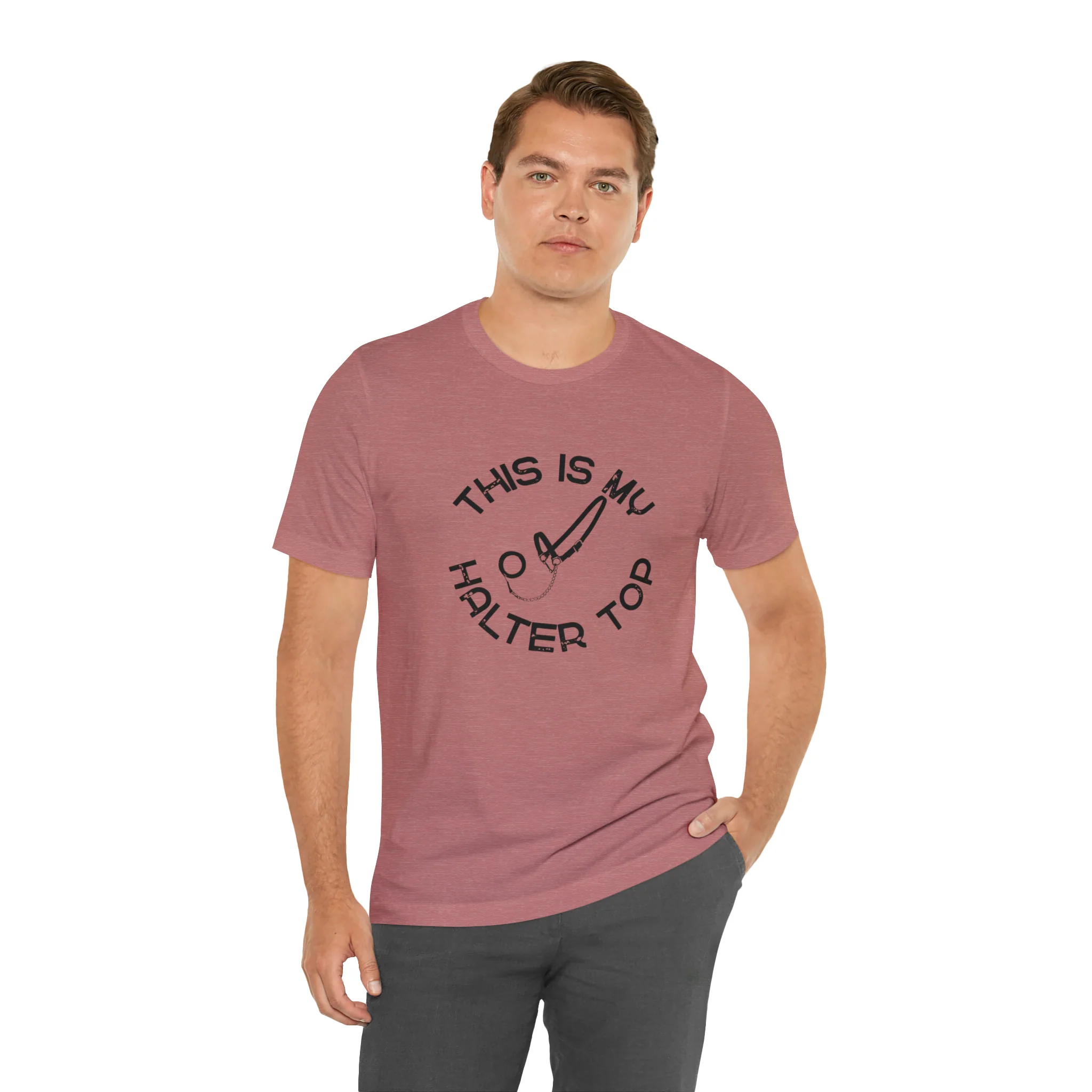 This is My Halter Top Unisex Jersey Short Sleeve Tee