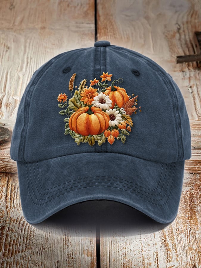 Unisex Fall Pumpkin Hat