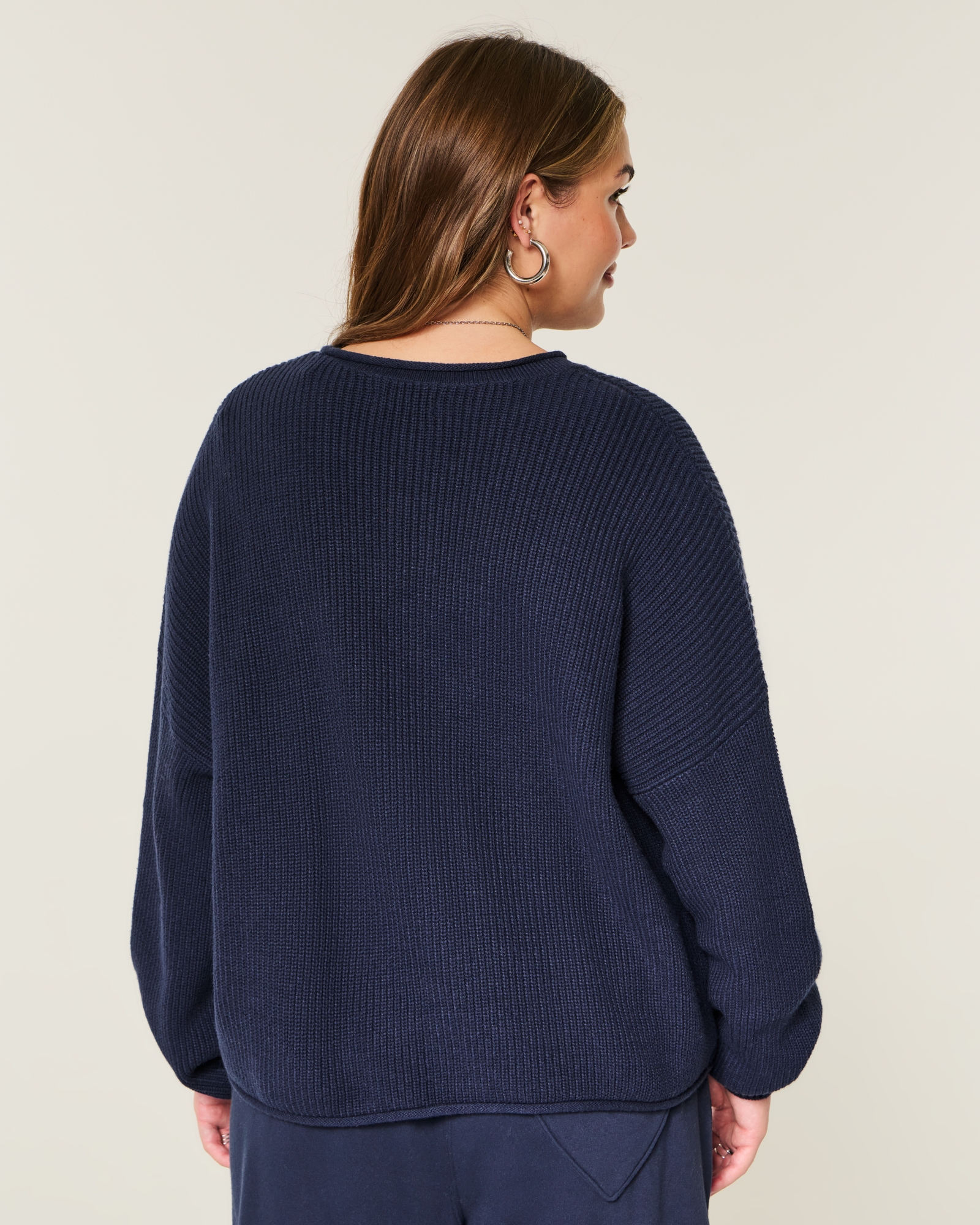 Easy Rollneck Crew Sweater