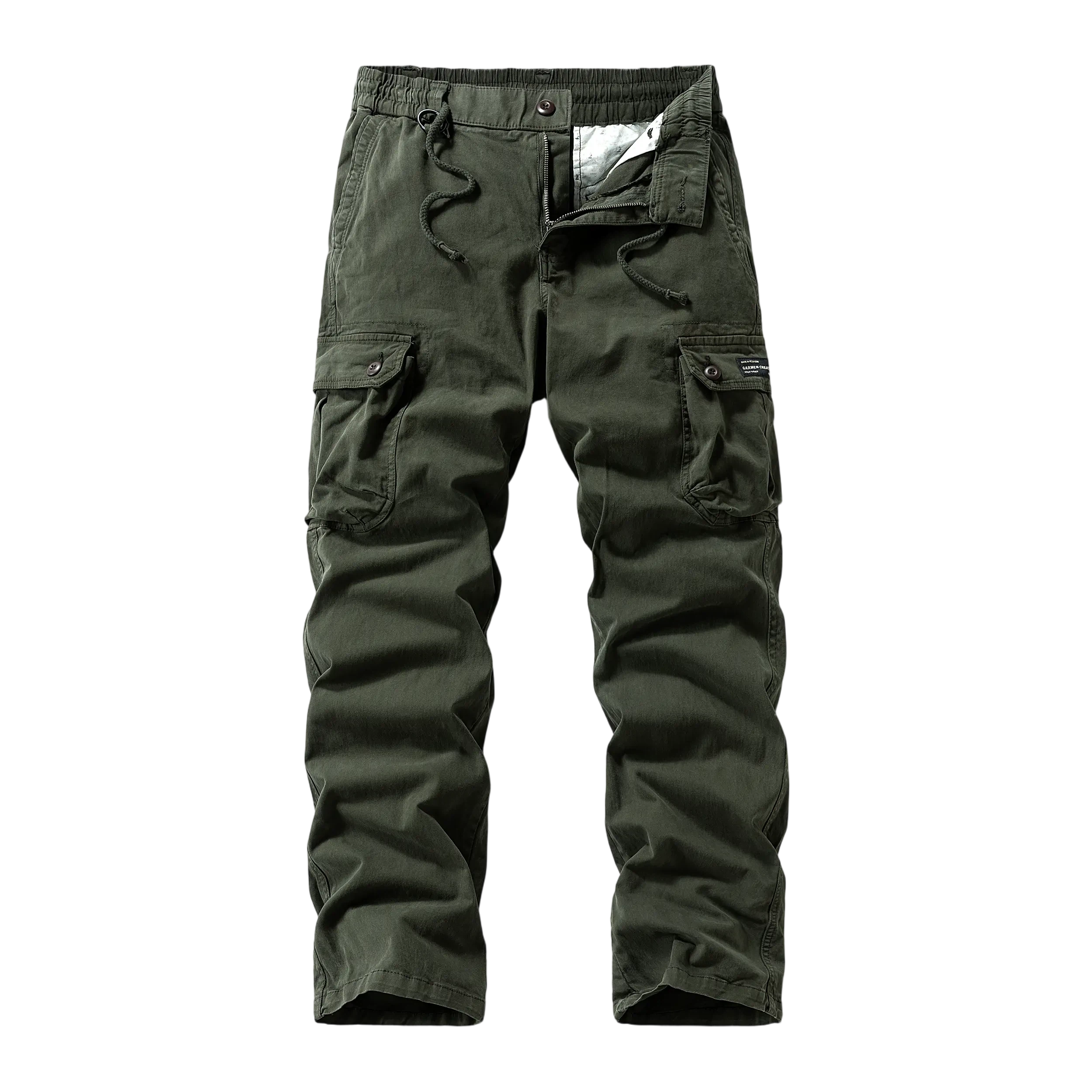 Vintage Washed Tapered Work Pants – Classic Everyday Fit