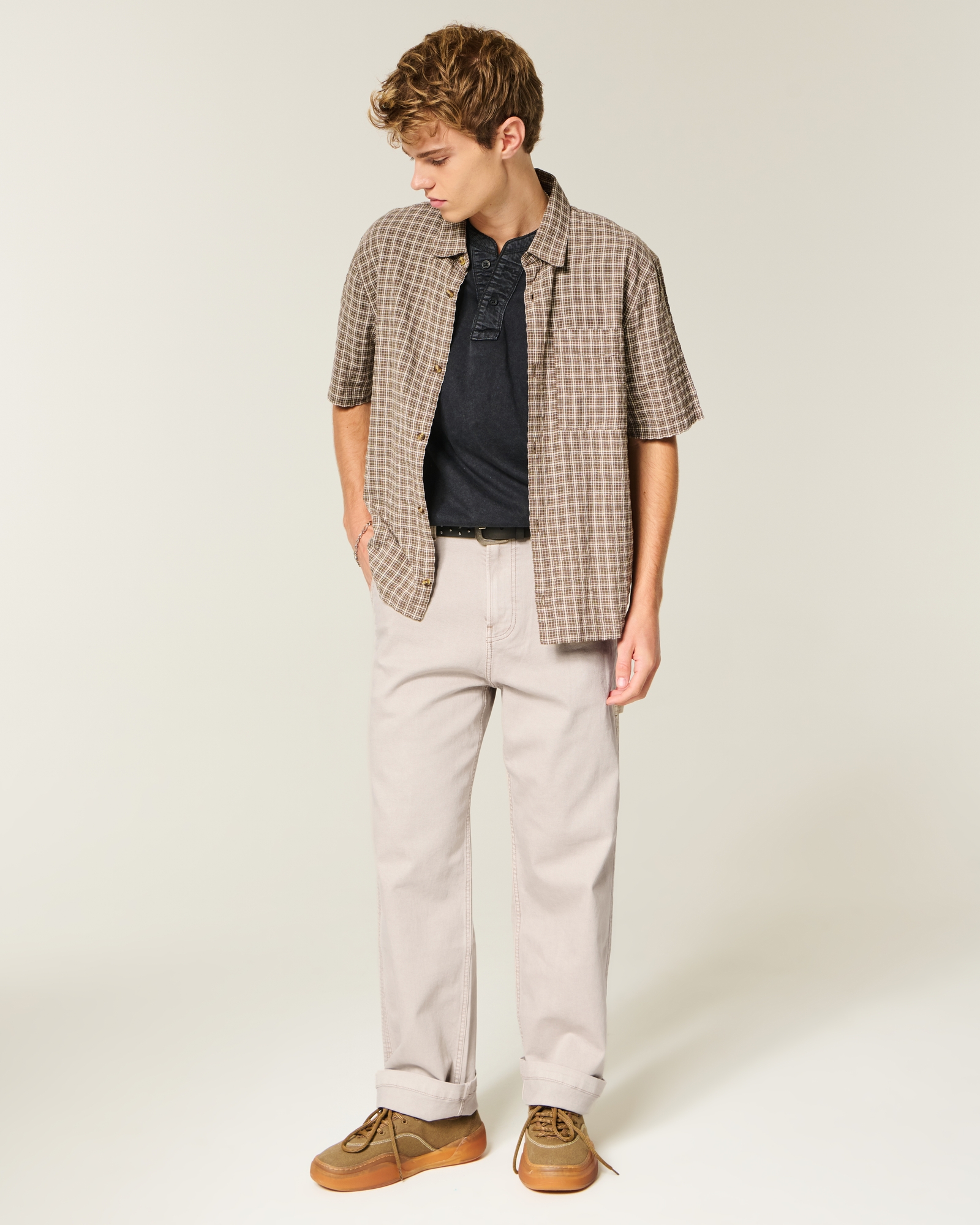Grey Baggy Jeans