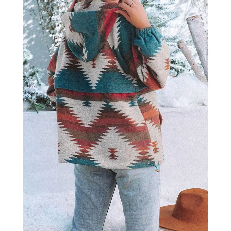 Women’s Oversized Hoodie Zip Up Long Sleeve Loose Fit Sweatshirts