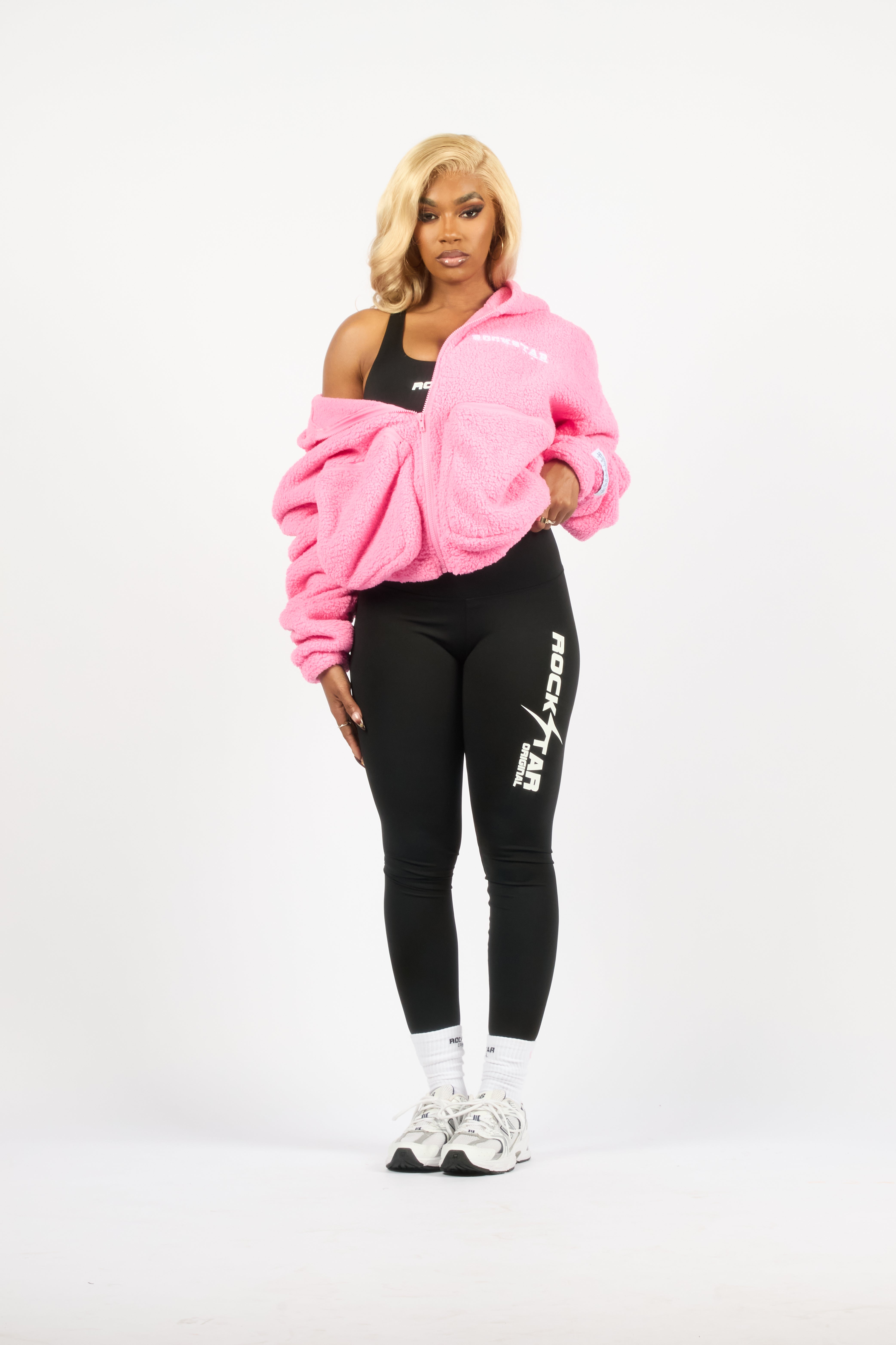 Lonia Pink Sherpa Jacket