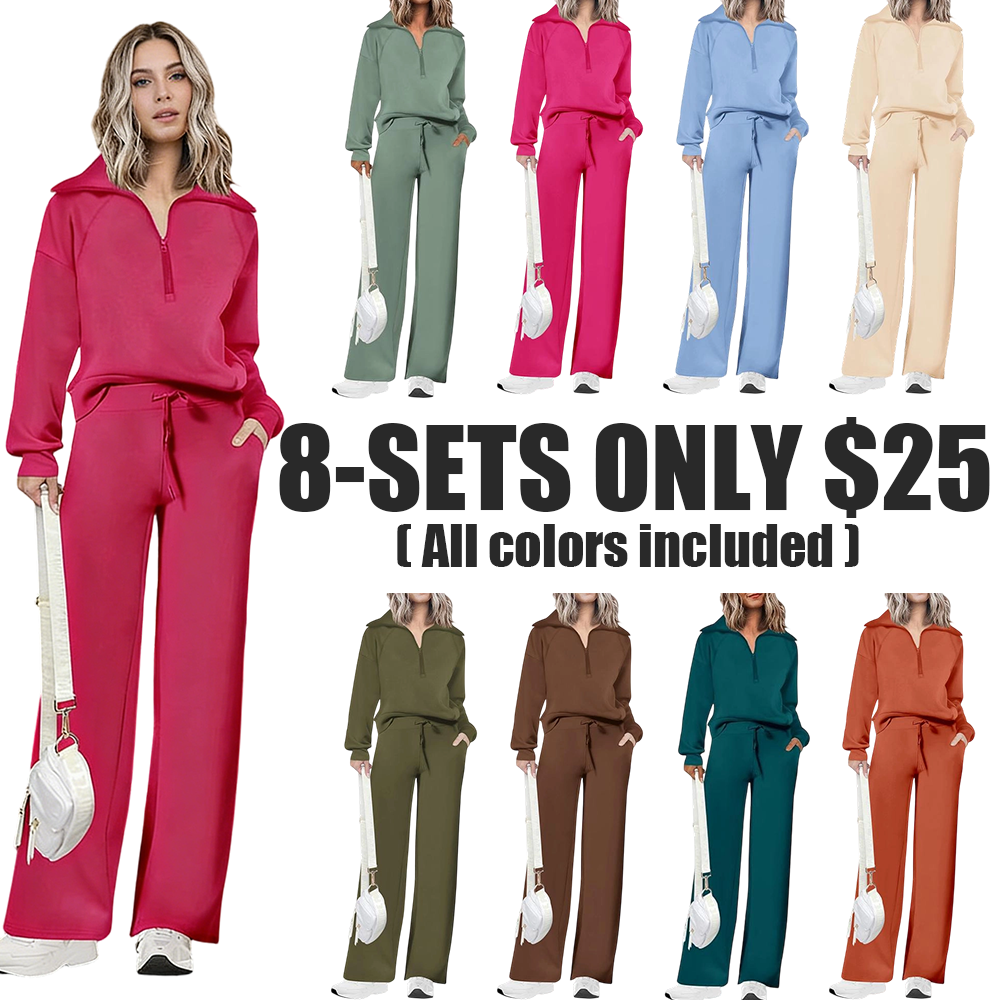 Women's Casual 2-Piece Sweatsuit Set